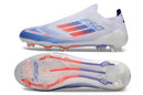 BOTA DE FUTBOL ADIDAS F50 ELITE FG - BLANCO/AZUL