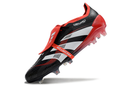 BOTA DE FUTBOL ADIDAS PREDATOR TONGUE FG ELITE - NEGRO/ROJO