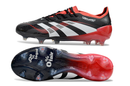 BOTA DE FUTBOL ADIDAS PREDATOR TONGUE FG ELITE - NEGRO/ROJO